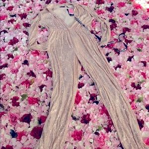 Rose gold jumpsuit